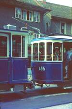 VBZ Zürich__Stadtrundfahrt mit Ce 2/2 Nr.102 Bj.1900 und Bw C2 Nr.455 von 1912.