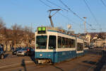 Be 4/8 2121 beim Bürkliplatz am 12.01.2022.