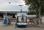 Be 5/6 3001 an der Haltestelle Sihlquai/HB am 03.06.2022.