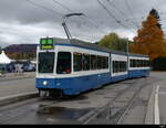 VBZ - Be 4/8 2117 unterwegs auf der Linie 8 unterwegs in der Stadt Zürich am 11.11.2023