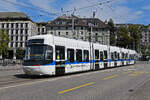 Be 5/6 Cobra 3062, auf der Linie 10, fährt am 22.08.2024 zur Haltestelle Central. Aufnahme Zürich.