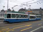 VBZ - Tram Be 4/8 2103 unterwegs auf der Linie 10 am 01.01.2008