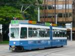 VBZ - Tram Be 4/6 2032 unterwegs auf der Linie 8 am  15.09.2008