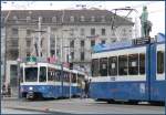 Tram 2000er Treffen am Zrcher Hauptbahnhof.