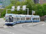 VBZ -  Tram Be 5/6  3034 unterwegs auf der Linie 13 am 06.05.2009