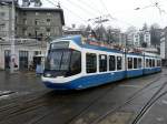 VBZ - Tram Be 5.6 3025 unterwegs auf der Linie 3 in Zrich am 29.12.2010