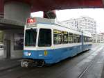 VBZ - Tram Be 4/6 2003 unterwegs auf der Linie 15 in Zrich am 23.12.2012