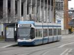 VBZ - Be 5/6 3027 unterwegs auf der Linie 4 in Zrich am 01.01.2013