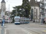 VBZ - Tram Be 5/6 3011 unterwegs auf der Linie 4 am 21.04.2013