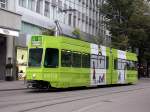 Tram 2000 Nr.2091 in anderer Farbgebung auf der Bahnhofstrasse in Zrich.