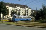 Zrich VBZ Tram 10 (Be 4/4 1423) Unterstrass, Schaffhauserstrasse / Irchelstrasse am 20.