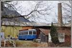 Eine Strassenbahn in Ziegelbrücke? Entdeckt habe ich den B768 der VBZ auf dem Gelände einer ehemaligen Spinnerei unweit des Bahnhofs Ziegelbrücke.