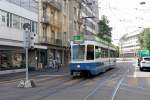 Zürich VBZ Tram 8 (SWP/SIG/BBC Be 4/6 2064) Stauffacherstrasse am 13.