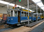 Trammuseum Zürich - Be 2/2 102 ausgestellt im Trammuseum in Zürich am 28.05.2016