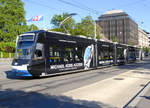 VBZ Cobra Be5/6 3033 Michael Kors Werbetram. Fredy Hader 21.05.2017 Bahnhofstrasse beim Bürkliplatz Zürich