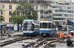 Cobra und Tram2000 sind die regelmässigen Fahrzeuge der VBZ in Zürich.