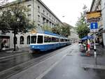 Zürich am 5.10.2013: Tram 2000, Be 4/6 2.