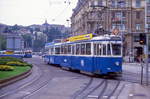 Zürich 1399 + 739, Bahnhofplatz, 28.08.1986.
