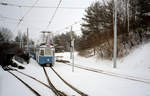 Zürich VBZ Tram 10 (SWS/MFO-Be 4/4 1419) Unterstrass, Milchbuck am 6. März 2005. - Scan eines Farbnegativs. Film: Kodak Gold 200. Kamera: Leica C2.