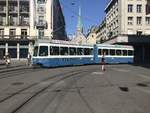 Linie 8 2041  Hottingen  am Paradeplatz. Datum: 24. 6. 2020