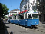 Be 4/6 1686 verlässst den Paradeplatz Richtung Stockerstrasse am 17.06.2009.