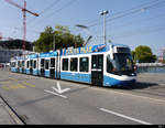 VBZ - Tram Be 5/6 3046 unterwegs auf der Line 6 in Zürich am 20.09.2020