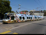 VBZ - Tram Be 5/6 3054 unterwegs auf der Line 6 in Zürich am 20.09.2020