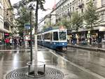 Linie 6 2070 „Aussersihl + Hard“ in der Bahnhofstrasse. Datum: 5. 10. 2020