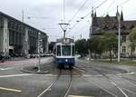 Wagennummer 2039 unterwegs als Fahrschultram am Bahnhofquai.