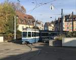 Wagennummer 2045  Riesbach  fährt vorzeitig ins Depot Irchel ein wegen einer Türstörung, die nicht behoben werden konnte. Datum: 10. 11. 2020