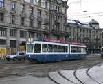 Wagennummer 2029 als Fahrschultram beim Bahnhofquai. Datum: 18. 1. 2021