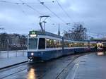 Linie 11 Wagennummer 2007  Enge  beim Bahnhofquai. Datum: 26. 1. 2021