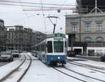 Linie 11 Wagennummer 2039 beim Bahnhofquai. Datum: 10. 2. 2021