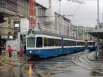 Linie 3 Wagennummer 2038  Witikon  beim Bahnhofplatz. Datum: 30. 4. 2021