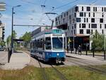 Linie 12 Wagennummer 2007  Enge  beim Glattpark. Datum: 15. 6. 2021