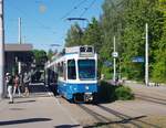 Linie 7 Wagennummer 2037  Oberstrass  beim Milchbuck.