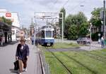 Zürich VBZ Tramlinie 9 (SWP/SIG/ABB-Be 4/6 2116, Bj.