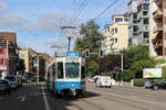 Be 4/6 2058 zwischen Guggachstrasse und Schaffhauserplatz am 06.10.2016.