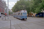 Zürich VBZ Tramlinie 2 (SWS/BBC/SAAS-Be 4/6 1619, Bj.