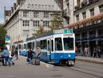 Linie 11 Wagennummer 2051 beim Paradeplatz. Datum: 9. 10. 2021