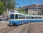 Linie 4 Wagennummer 2006  Fluntern  beim Bahnhofquai. Dieser Wagen wurdeim September 2021 verschrottet. Datum: 28. 5. 2021