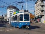 Linie 7 Wagennummer 2021  Albisrieden  beim Schaffhauserplatz.