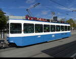 VBZ - Beiwagen Be 2/4 2425 unterwegs auf der Linie 5 in der Stadt Zürich am 04.10.2022