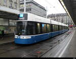 VBZ - Tram Be 6/8  4014 unterwegs auf der Linie 14 am 15.01.2023