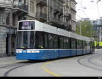 VBZ - Be 6/8 4019 unterwegs in der Stadt Zürich am 20.04.2023