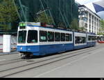 VBZ / Be 4/8 2100 unterwegs  auf der Linie 8 in der Stadt Zürich am 29.04.2023
