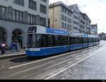 VBZ - Be 6/8  4010 unterwegs auf der Linie 4 in der Stadt Zürich am 29.04.2023