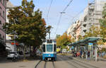 Be 4/8 2104 beim Schaffhauserplatz am 15.10.2021.