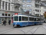 VBZ - Be 4/6 2067 + Be 4/6 2078 unterwegs auf der Linie 2 unterwegs in der Stadt Zürich am 11.11.2023