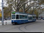 VBZ - Be 4/8 2109 unterwegs auf der Linie 8 unterwegs in der Stadt Zürich am 11.11.2023